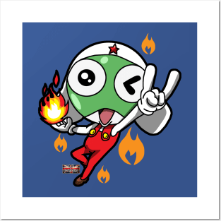 Fire Powered Froggy Posters and Art